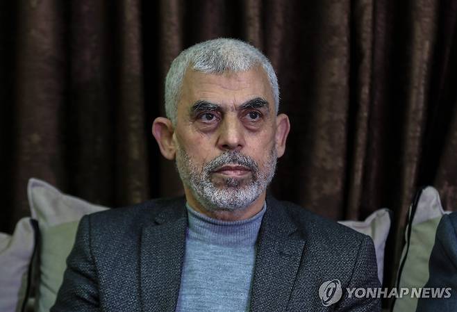 생전의 야히야 신와르 [EPA 연합뉴스 자료사진. 재판매 및 DB 금지]