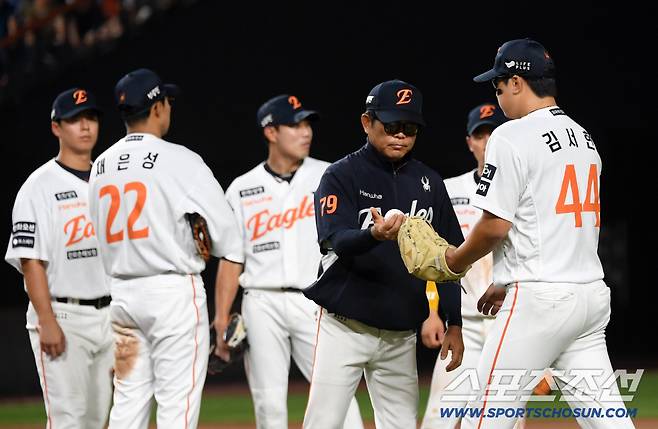 30일 대전 한화생명볼파크에서 열린 한화 이글스와 삼성 라이온즈의 경기. 한화 김서현이 마운드에 오르고 있다. 대전=박재만 기자 pjm@sportschosun.com/2025.07.30/
