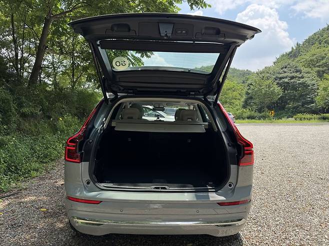볼보자동차의 신형 XC60 트렁크. 정원일 기자