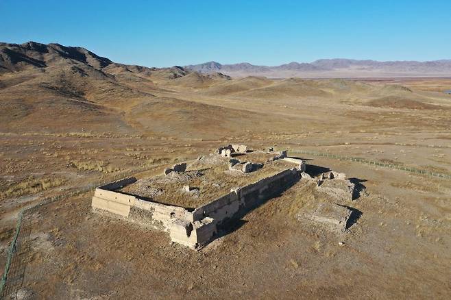 2024년 한-몽골 공동조사 대상 척틴 차강 바이신 성 유적 국가유산청 제공