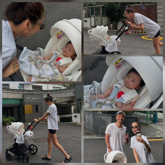 손담비가 출산 후 건강하게 돌아온 근황을 전했다.사진=손담비 SNS