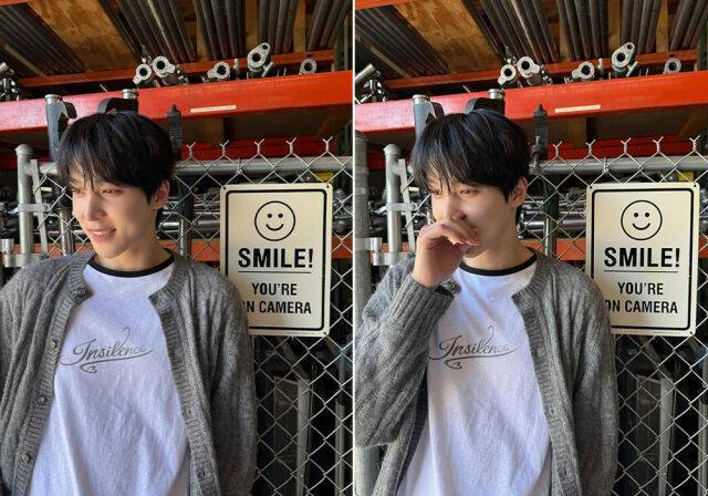 에이티즈 윤호가 팬들에게 근황을 전했다./윤호 인스타그램