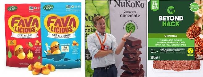 파바빈을 활용한 식품들 [각 사 제공]