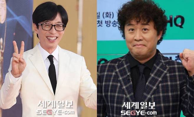 정준하가 ‘놀면 뭐하니?’ 하차 2년 만에 다시 등장해&nbsp;유재석과 티키타카를 선보였다. 세계일보 자료사진