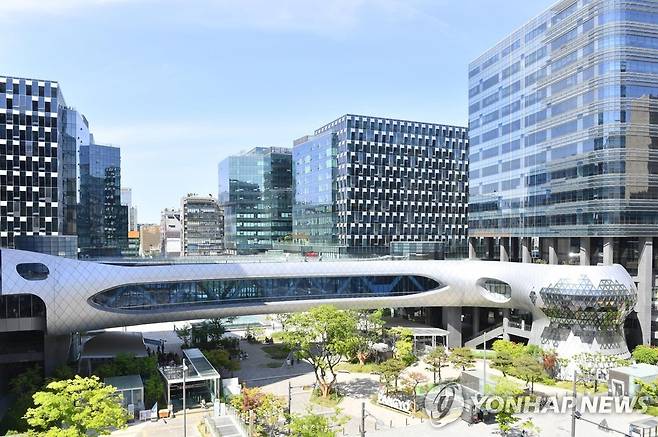 국내 게임업체가 밀집한 경기 성남시 판교역 일대 [성남시 제공. 재판매 및 DB 금지]