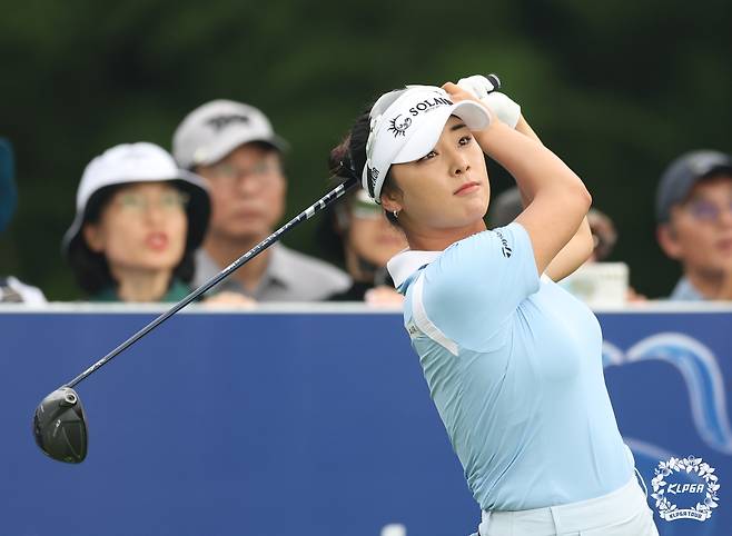 윤이나의 티샷. [KLPGA 제공. 재판매 및 DB 금지]