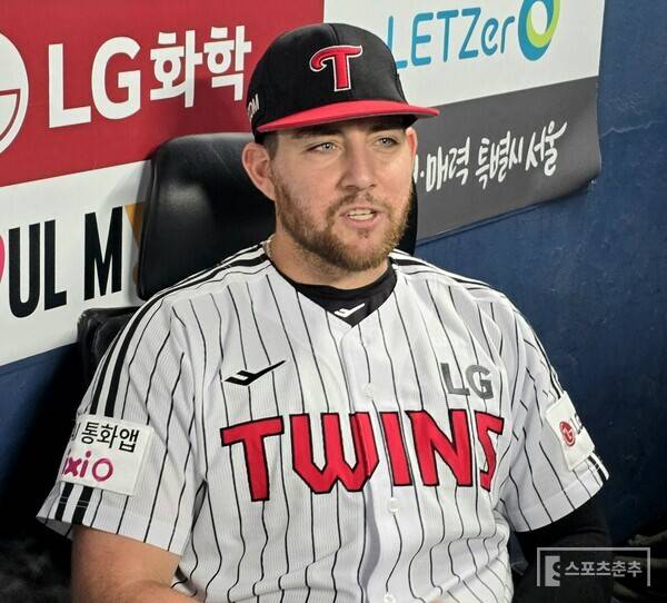 LG 트윈스 내야수 오스틴 딘. (사진=스포츠춘추 황혜정 기자)