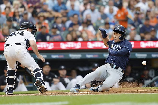 김하성은 10일 미국 워싱턴주 시애틀 T모바일 파크에서 열린 2025 메이저리그(ML) 정규시즌 7번 유격수로 선발 출전해 1볼넷을 기록했다. 사진 | Imagn Images 연합뉴스