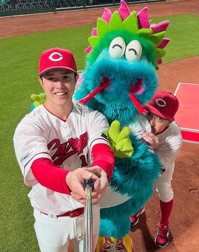 히로시마를 대표하는 에이스인 모리시타 마사토. 모리시타 개인 SNS 캡처