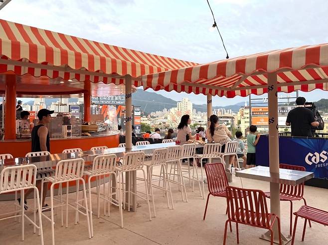 스플래쉬존 모습. / 사진=고송희 인턴기자