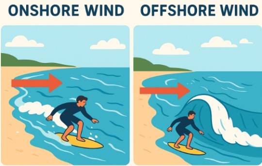 온쇼어 바람과 오프쇼어 바람 모형 [쳇GPT 캡처]