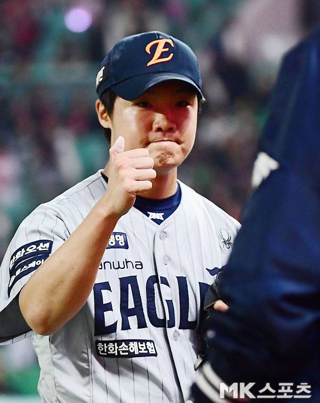 정우주는 최근 매서운 구위를 뽐내고 있다. 사진=김영구 기자