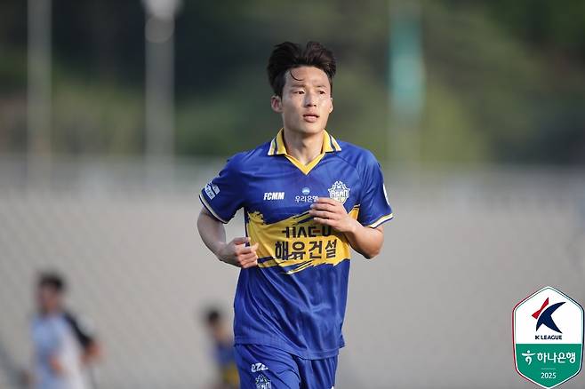 충남아산FC 손준호. /사진=한국프로축구연맹 제공