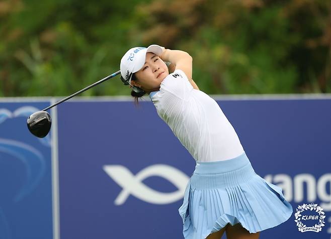 고지원의 티샷. [KLPGA 제공. 재판매 및 DB 금지]