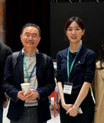 (왼쪽부터) 노용만 교수, 박세진 박사과정