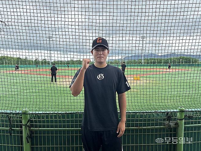 나주 광남고BC의 최상훈이 화이팅을 외치고 있다.이재혁기자 leeporter5125@mdilbo.com