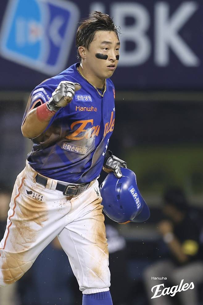 손아섭이 주먹을 불끈 쥔 모습. 사진 | 한화 이글스