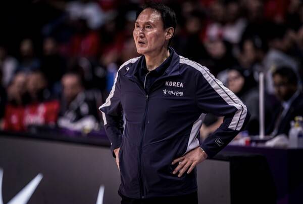안준호 한국 남자 농구 대표팀 감독. ⓒFIBA