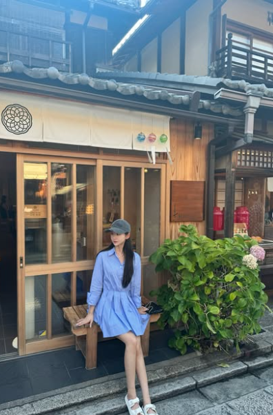 보떼로즈 노윤정, 교토의 낮밤 사로잡은 비주얼 (사진 출처 : 노윤정 SNS)