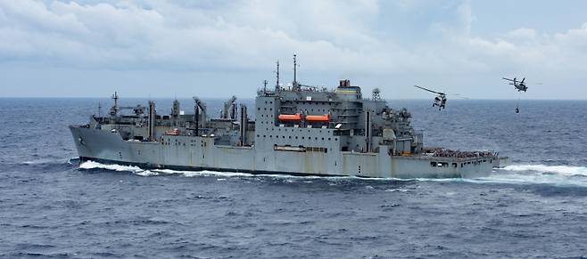 HD현대중공업이 MRO 진행할 미 해군 7함대 소속 ‘USNS 앨런 셰퍼드함. 출처 미 해상수송사령부