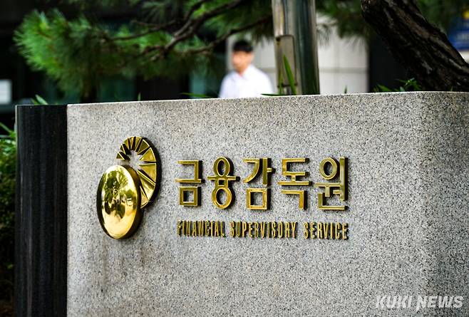 서울 여의도 금융감독원 현판. 유희태 기자&nbsp;