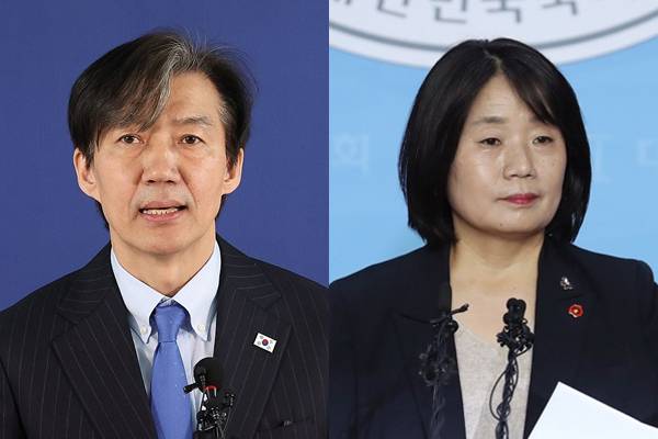 ▲ 조국 전 법무부 장관(왼쪽)과 윤미향 전 더불어민주당 의원. ⓒ연합뉴스
