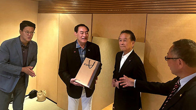 서울올림픽기념국민체육진흥공단 하형주 이사장은 2025년 7월 일본을 방문했다. 사진=본인 제공