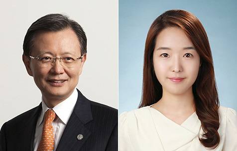 최진호 단국대 화학과 석좌교수(왼쪽 사진)와 최고은 교수./사진제공=단국대