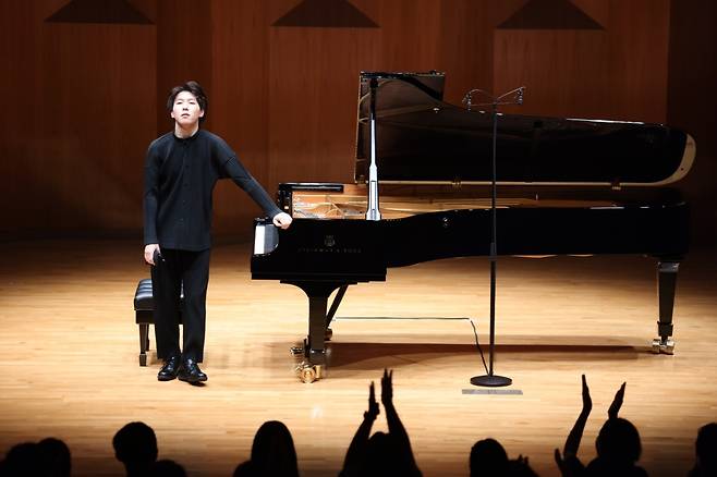 만 17세에 프랑스 롱티보 콩쿠르에서 우승한 피아니스트 김세현의 리사이틀 [예술의전당 제공]