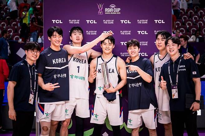 [서울=뉴시스] 한국 남자 농구 대표팀의 유기상. (사진=FIBA 홈페이지 캡처) *재판매 및 DB 금지