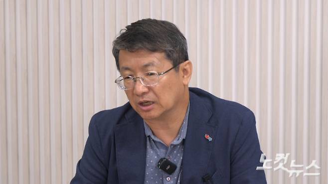 최경필 순천지방기독교역사연구소장이 CBS노컷뉴스와 인터뷰를 하고 있다. 노컷 유튜브 채널 캡처