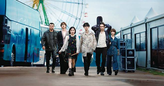 넷플릭스 《유리 심장》 극 중 밴드 '텐블랭크' ⓒ넷플릭스