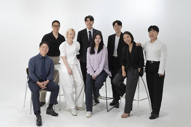 배다해(가운데)와 작곡가들.