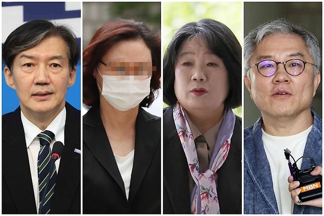 조국, 정경심, 윤미향, 최강욱 [연합뉴스 자료사진]