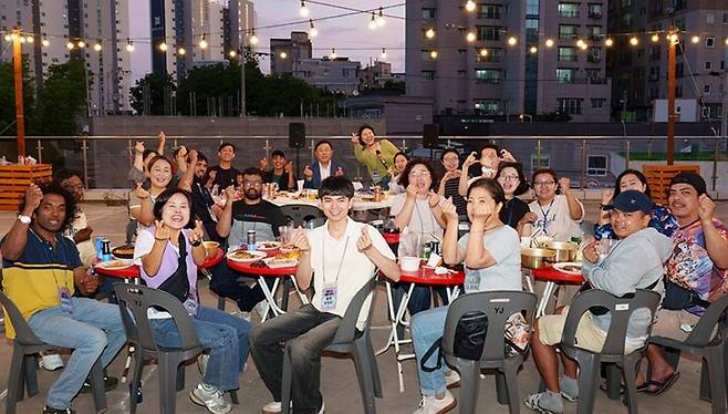 지난달 울산 동구에서 열린 '외국인 주민 반상회' 모습. 동구 제공