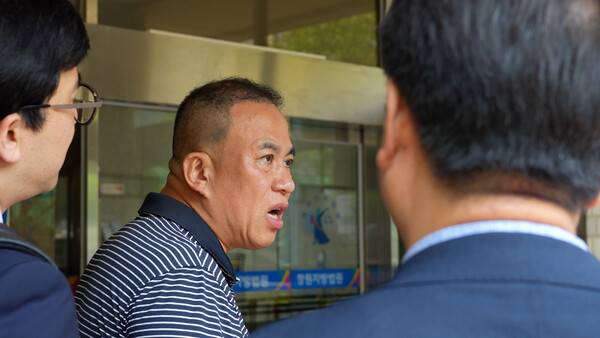 명태균 씨 자료 사진. /경남도민일보 DB