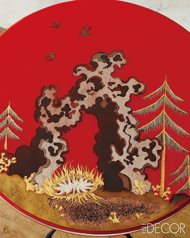 에버 프레젠트 테이블 상판 디테일.