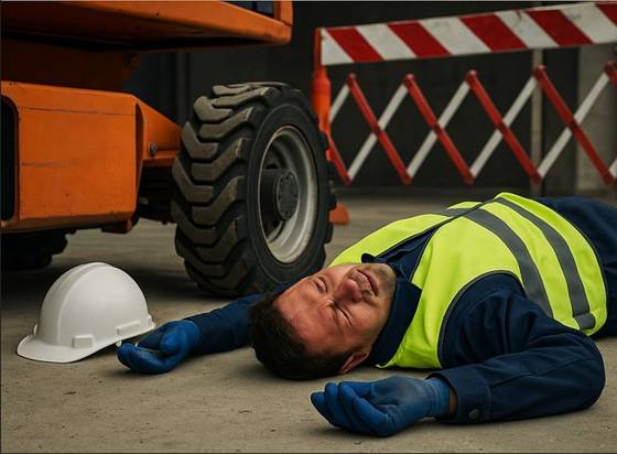 산업재해 이미지. 챗GPT 생성 이미지