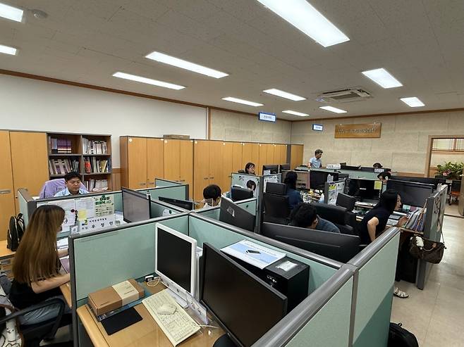 ▲강진군문화관광재단 사무실