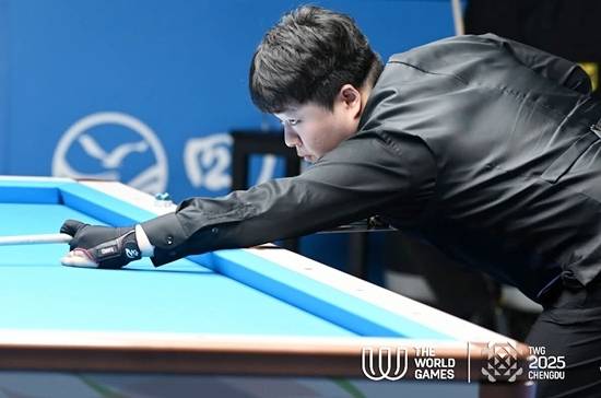 조명우가 12일 중국 청두 월드게임 8강전에서 허정한을 물리치고 4강에 진출했다. 조명우는 트란퀴옛치엔-제레미 뷰리 승자와 4강서 만난다. (사진=WCBS)