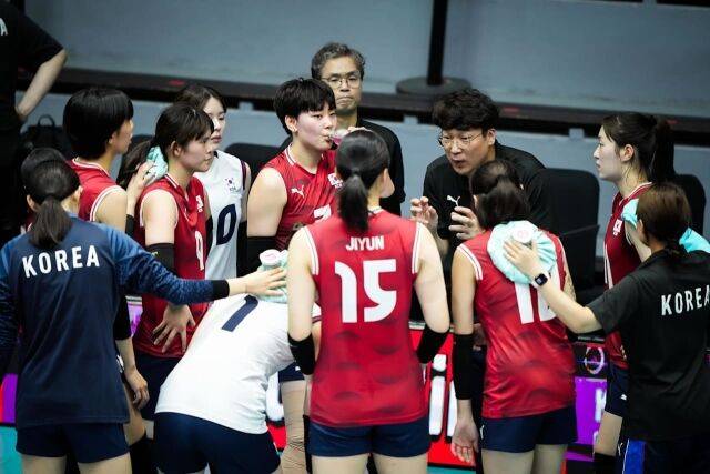 한국 U21 여자배구대표팀./FIVB