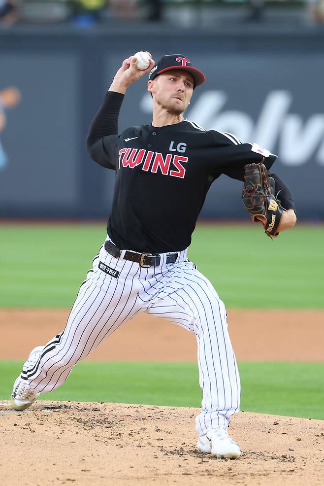 프로야구 LG 트윈스의 새 외국인 투수 앤더스 톨허스트. 2025.08.12. (사진=LG 제공) *재판매 및 DB 금지