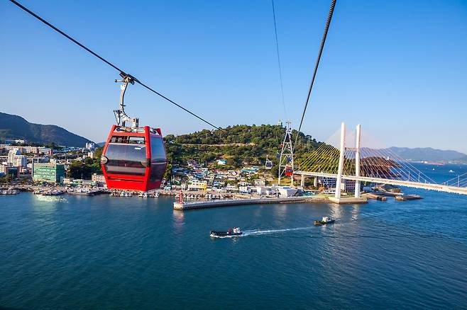 여수 케이블카. 클립아트코리아 제공