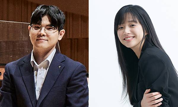 ‘배틀 오르간’공연의 오르가니스트 이민준(왼쪽)과 피아니스트 김경민. 롯데문화재단 제공