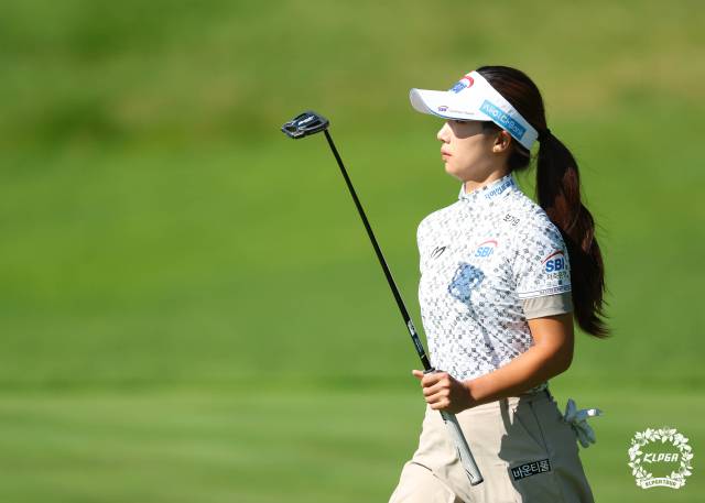 김아림과 장타 대결을 벌일 이동은. 사진 제공=KLPGA