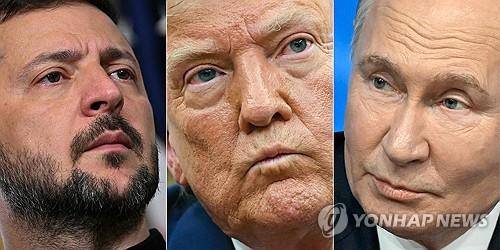 우크라이나·미국·러시아 대통령 [AFP 연합뉴스 자료사진. 재판매 및 DB 금지]