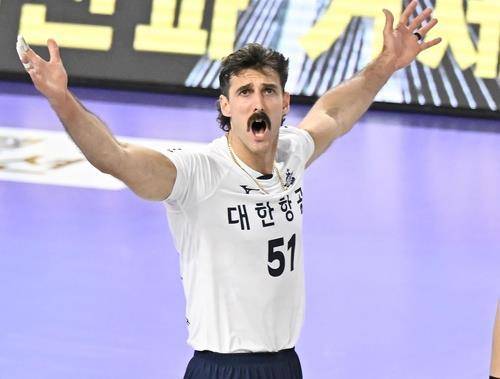 대한항공의 외국인 선수 카일 러셀 [한국배구연맹 제공. 재판매 및 DB 금지]