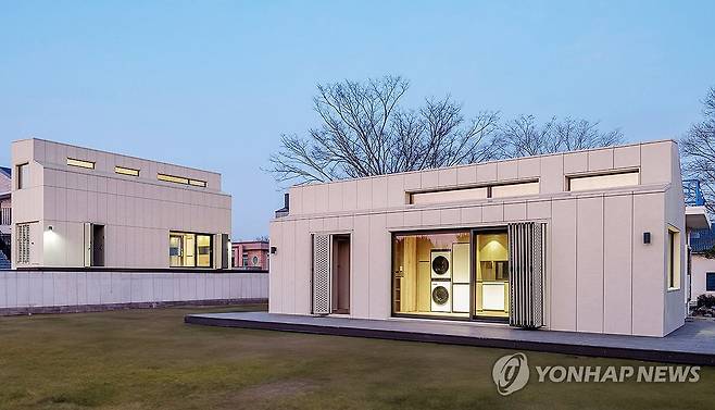 제로에너지건축물 최고등급을 획득한 민간 건축물  [LG전자 제공. 재판매 및 DB 금지]