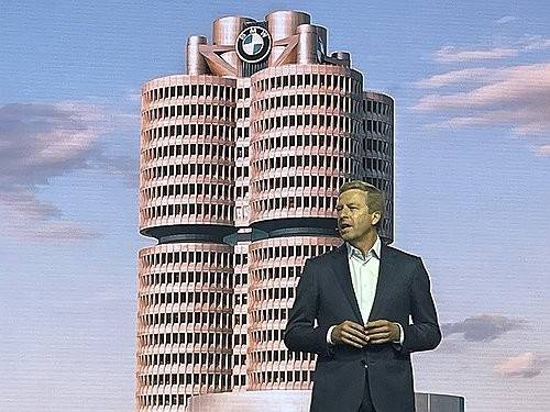2023 IAA에서 발언하는 올리버 집세 BMW그룹 회장 [연합뉴스 자료사진]