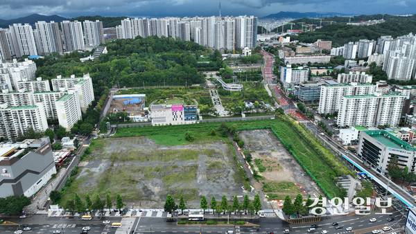 성남 뉴법조타운 신흥동 옛 1공단 부지 전경. 2025.8.13 /임열수기자 pplys@kyeongin.com